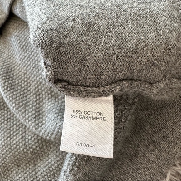 J. Jill Pure Cashmere Blend Boxy Waffle Knit Pull Over Sweater with Pockets - Picture 8 of 13